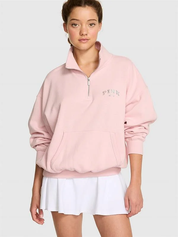 Pink Ivy Balikci Yaka Sweatshirt ön görünüm