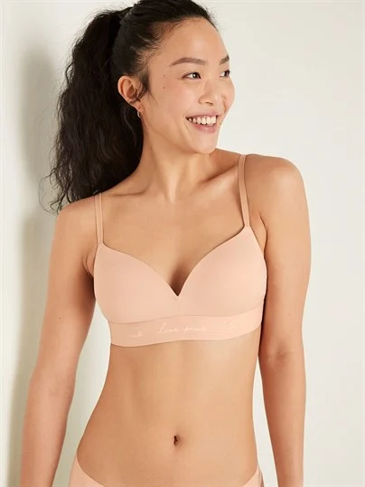 Pink Wear Everywhere Balensiz Push Up Sütyen ön görünüm