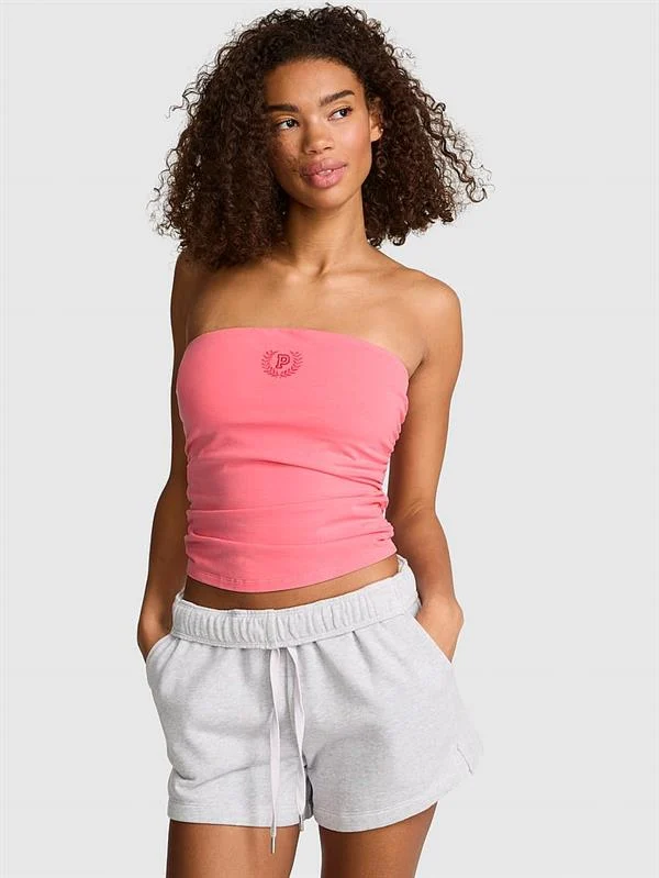 Pink All Day Pamuklu Buzgulu Straplez Bustiyer