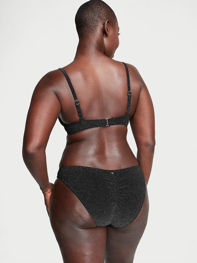 Işıltılı Icon Push Up Bikini Ustu arka görünümü