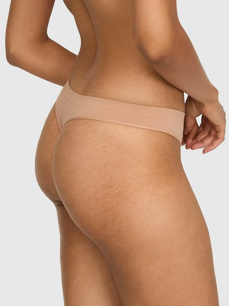 Pink Seamless Tanga arka görünüm