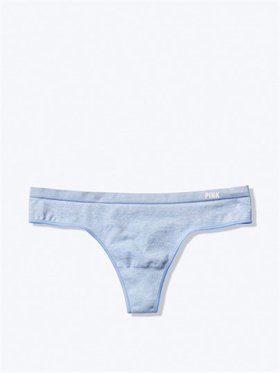 Pink Seamless Tanga Kulot