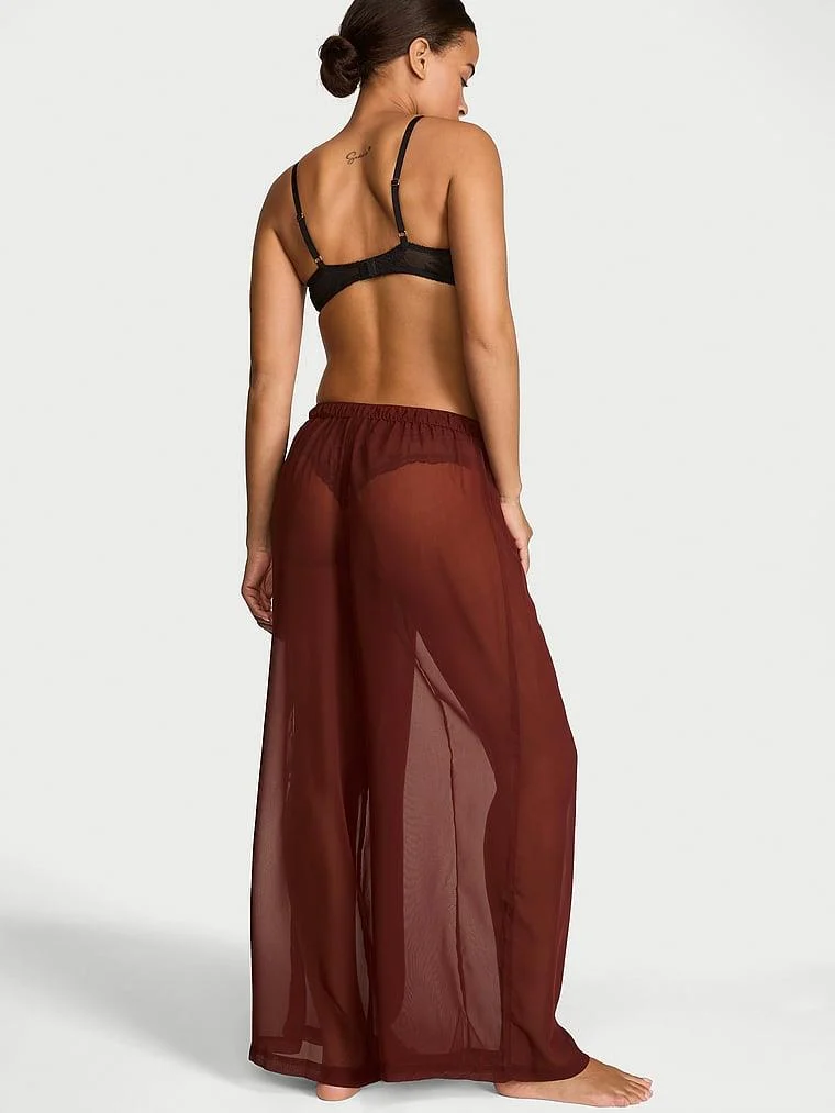 Sifon Pileli Pantolon arka görünüm