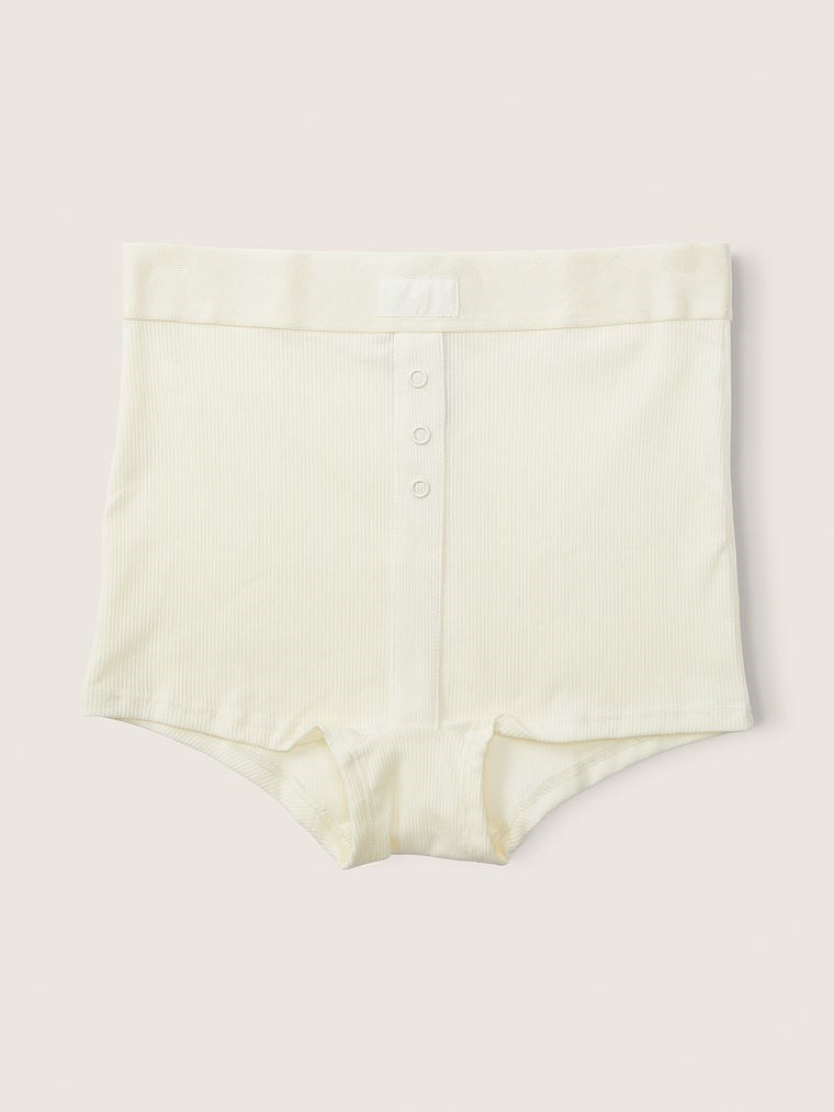Victorias S Secret Pink Yüksek Bel Boyshort Kulot arka görünümü