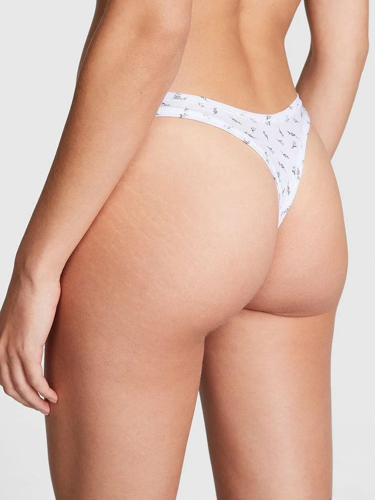 Pink Pamuklu Tanga arka görünüm