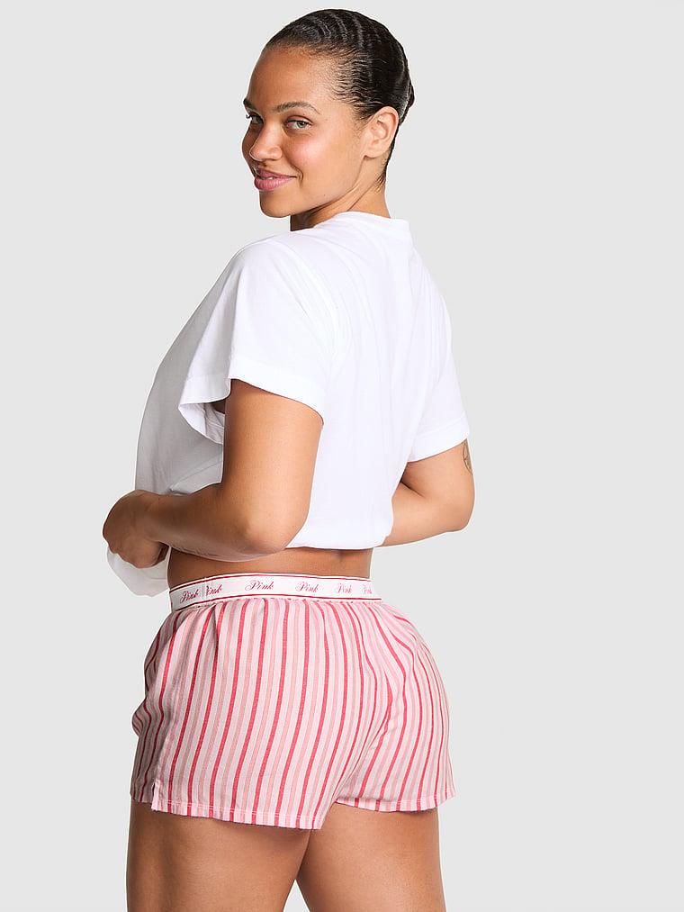 Pink Flanel Pijama Sortu arka görünümü