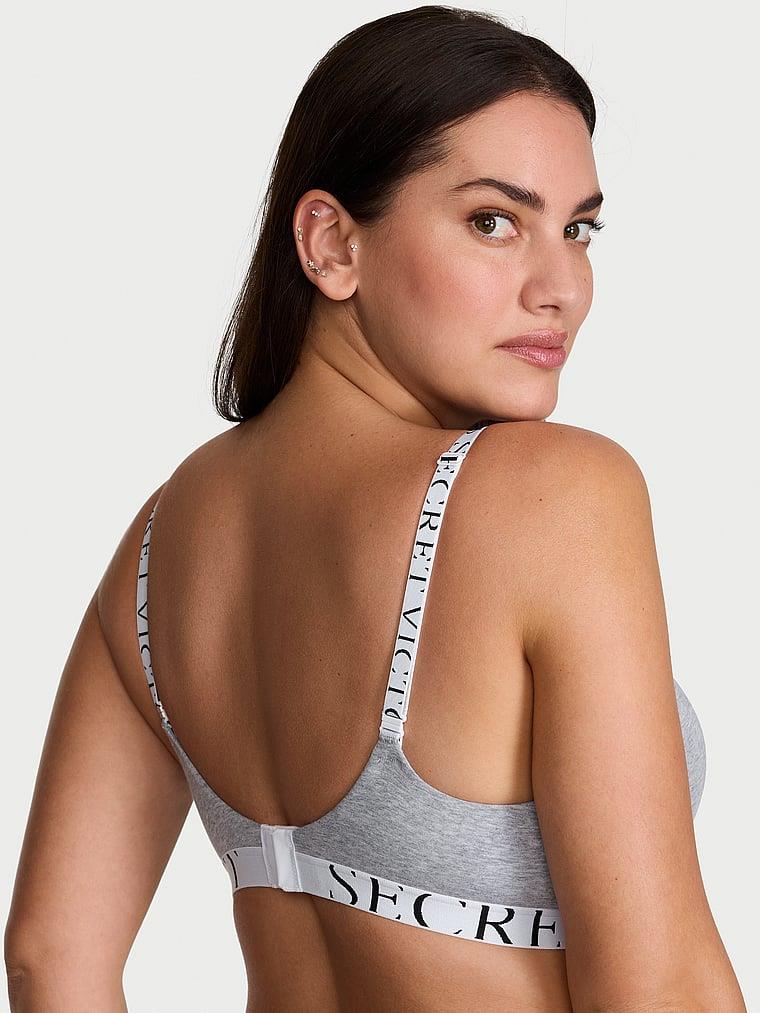 Perfect Shape Pamuklu Logo Detayli Push Up Sütyen arka görünümü