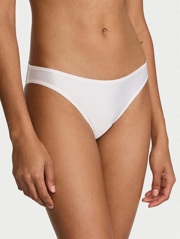 Saten Arkasi Tul Bride Bikini Kulot ön görünüm