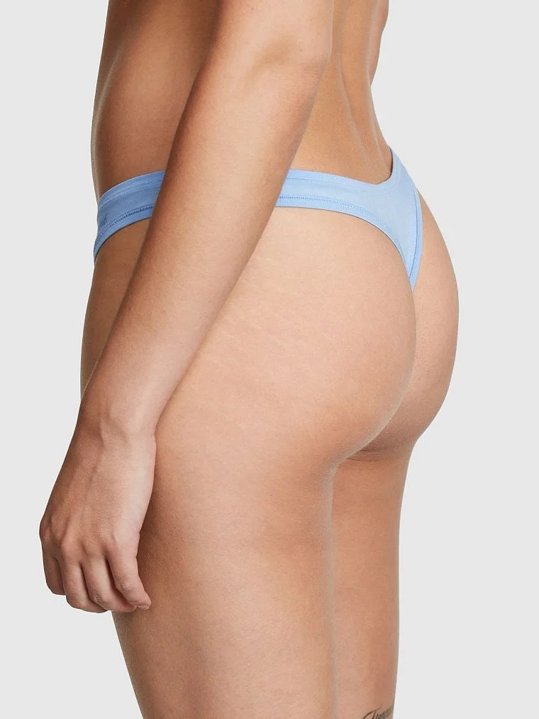 Pink Pamuklu Tanga arka görünüm