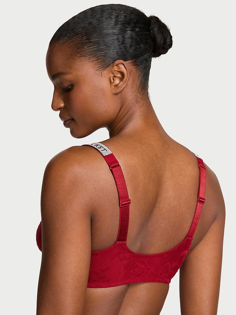Işıltılı Askili Dantelli Scoop Bralet arka görünümü