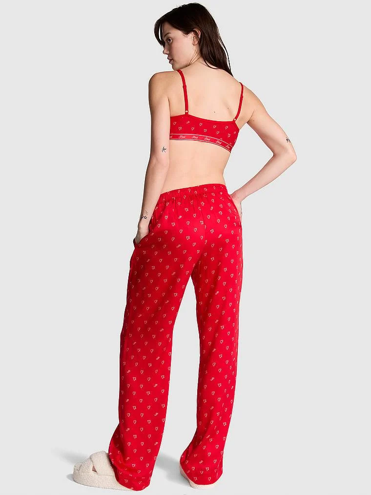 Pink Ipeksi Pijama Alti arka görünüm