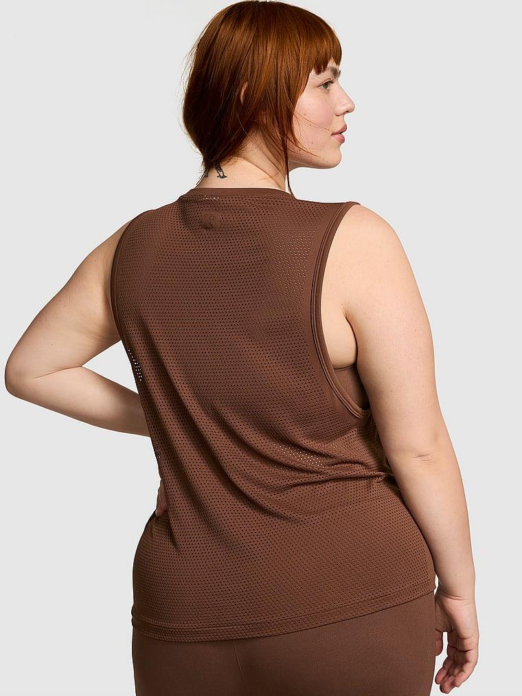 Pink Seamless Dokumlu Atlet arka görünümü