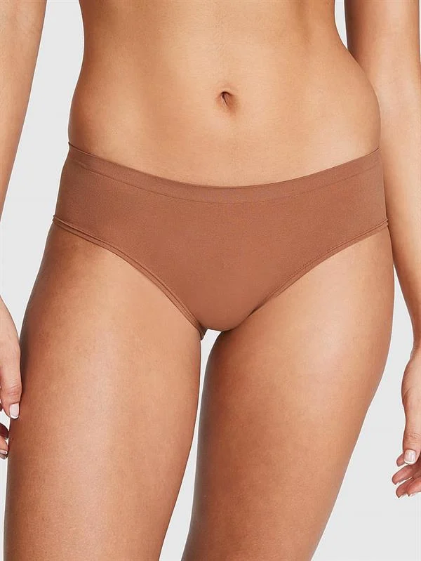 Pink Seamless Hiphugger Kulot ön görünüm