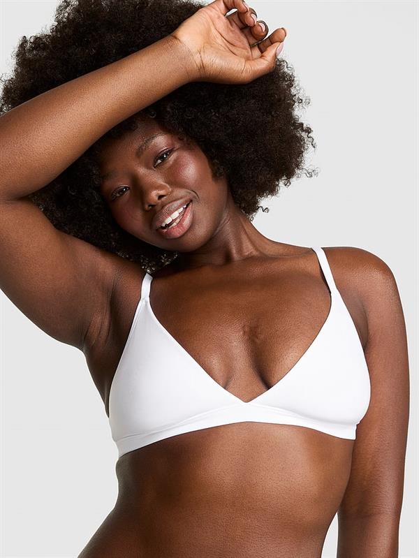 Pink Base Esnek Ucgen Bralet ön görünüm