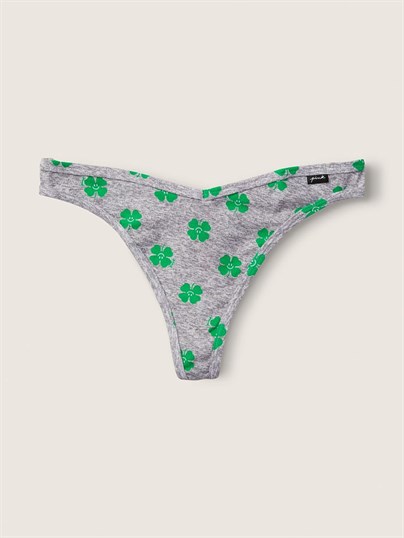Pink Pamuk Tanga Kulot