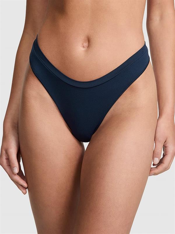 Pink Seamless Derin Bacak Kesim Tanga
