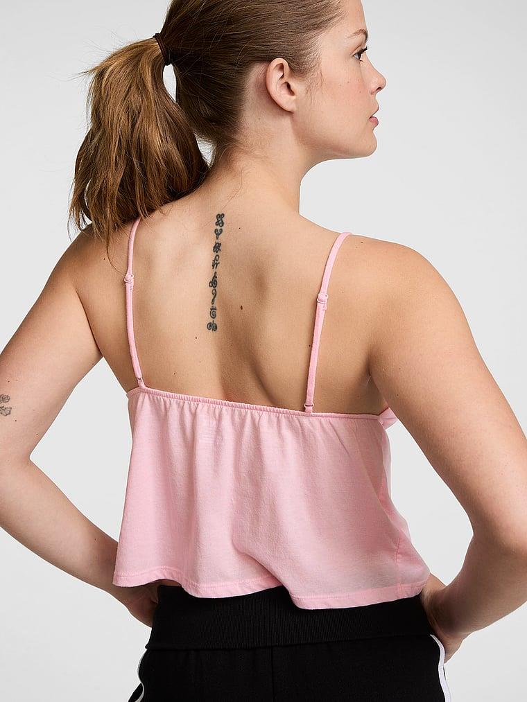Pink Dream Jersey Babydoll Askili Bluz arka görünüm