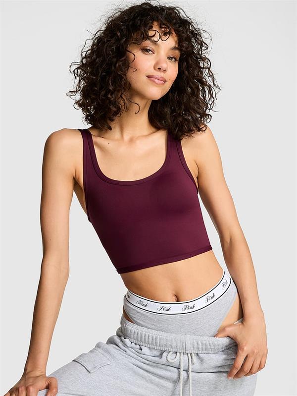 Pink Relay Longline Sporcu Sütyeni ön görünüm