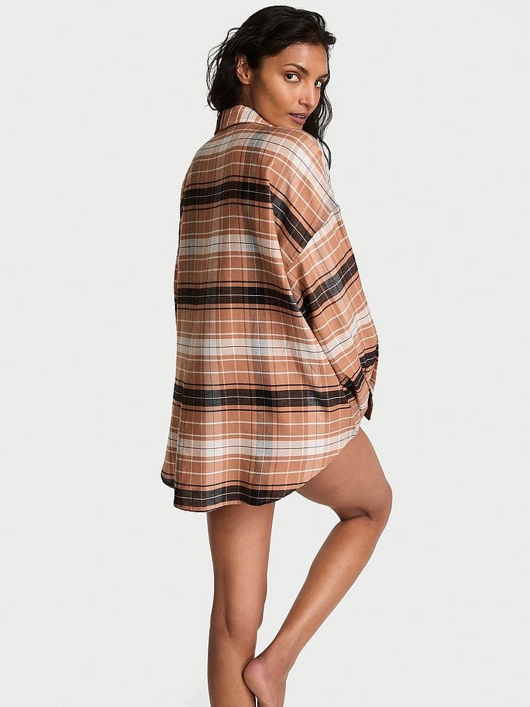 Modal Pamuklu Gomlek Pijama arka görünümü