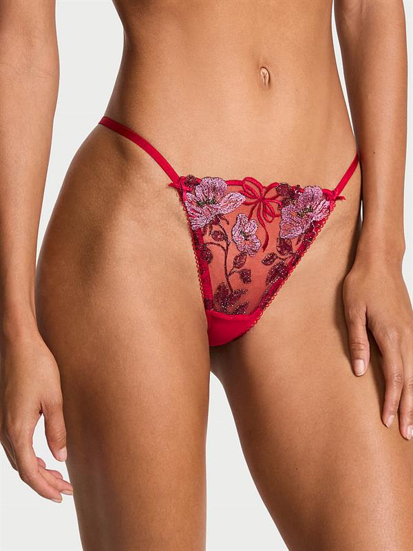 Fiyonk Islemeli V String Kulot