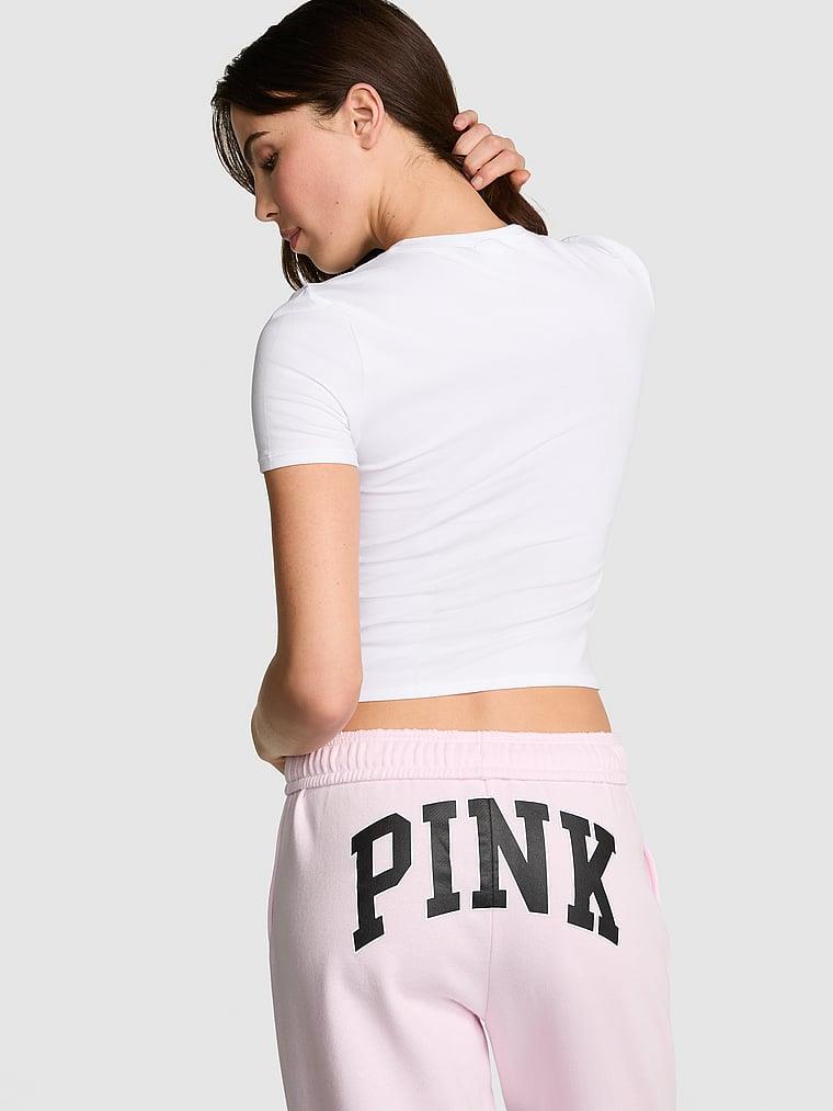Pink Pamuklu Tisort arka görünümü