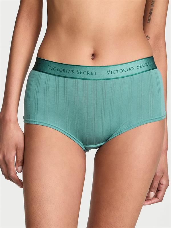 Ultra Ince Modal Logolu Boyshort Kulot ön görünüm