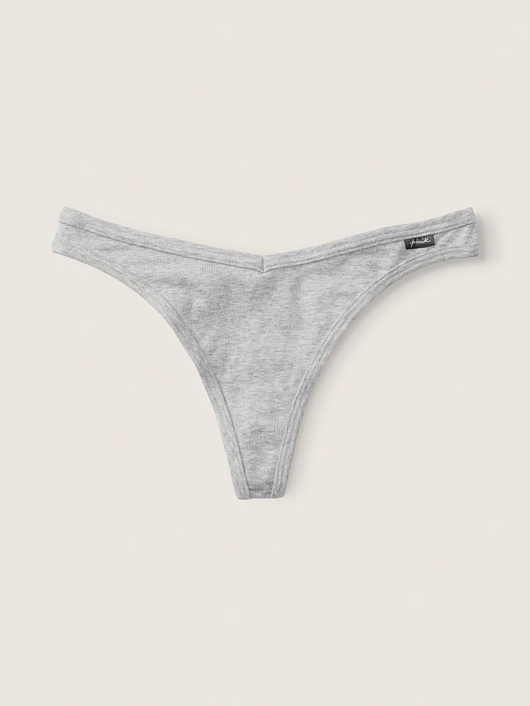 Pink Pamuklu Tanga Kulot arka görünüm