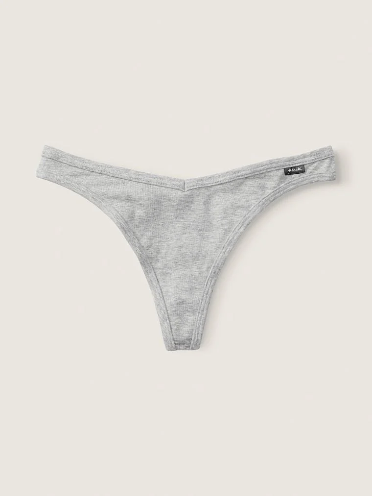 Pink Pamuklu Tanga Kulot arka görünümü