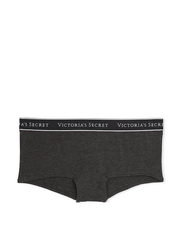 Logolu Pamuklu Boyshort Kulot ön görünüm