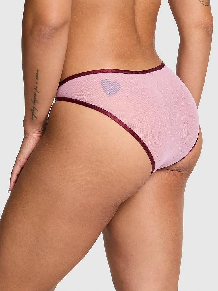 Pink Romantik Islemeli Cheeky Kulot arka görünüm