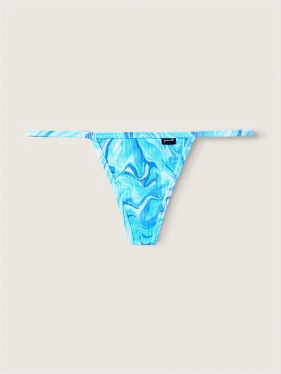 Pink Pamuk V String Kulot ön görünüm