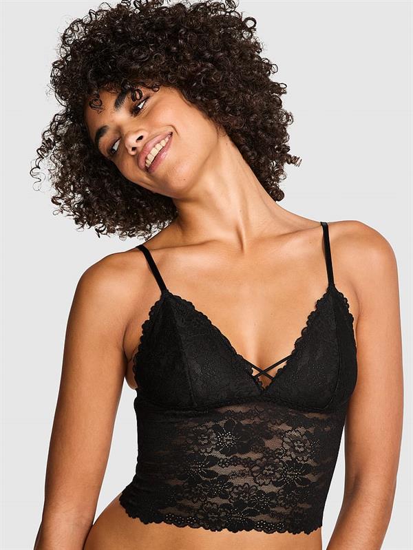 Pink Wink Dantelli Desteksiz Bralet