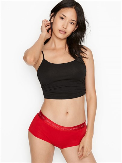 Victoria S Secret Logo Bel Boyshort Kulot