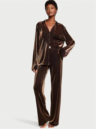 Işıltılı Pijama Takimi ön görünüm