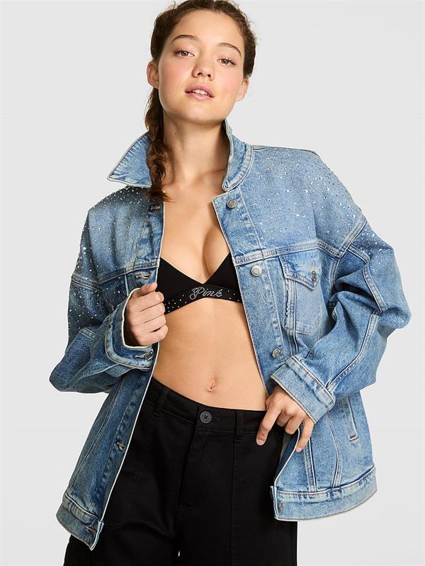 Pink Denim By Pink Oversize Trucker Ceket
