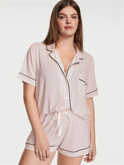 Sortlu Pijama Takimi ön görünüm