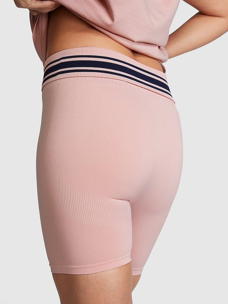 Pink Pink Seamless Katlanabilir Biker Sort arka görünümü