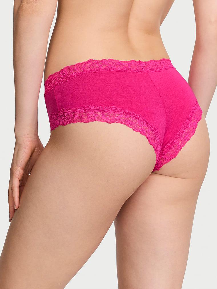 Beli Dantelli Pamuklu Cheeky Kulot arka görünüm
