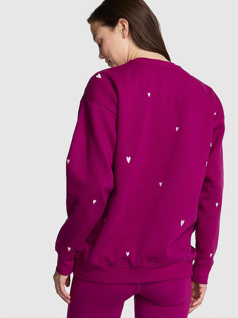 Pink Ivy Oversize Bisiklet Yaka Sweatshirt arka görünümü