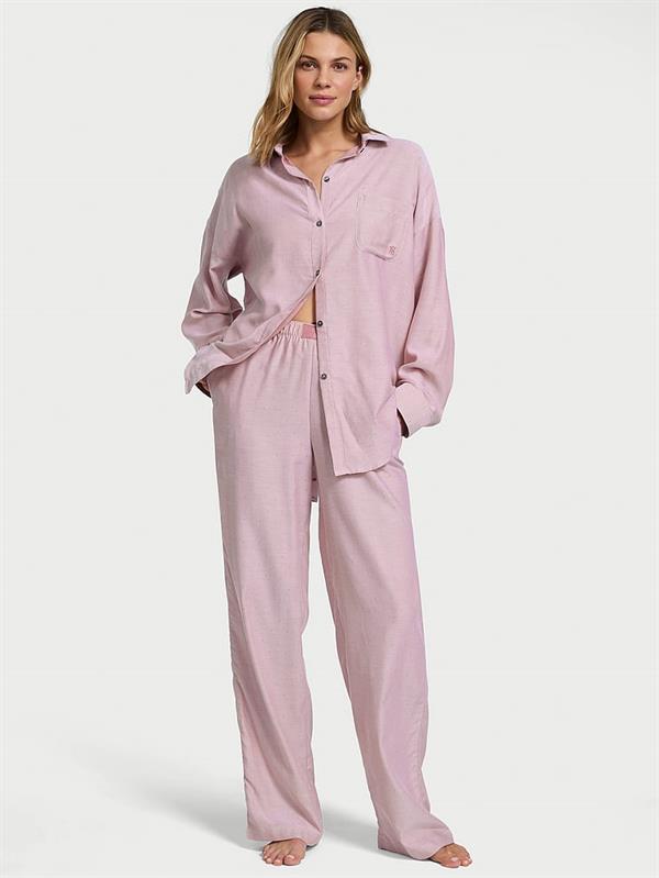 Modal Pamuklu Uzun Pijama Takimi