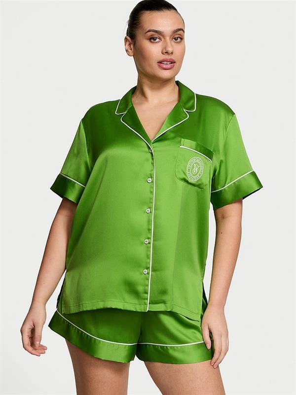 Saten Kısa Pijama Takimi