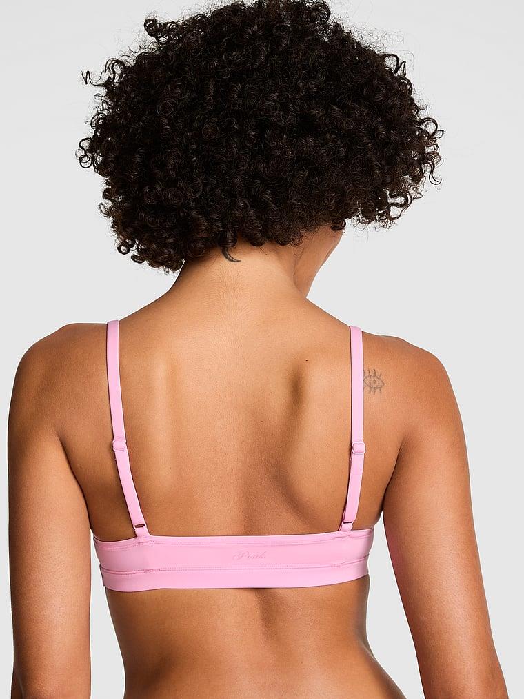 Pink Base Esnek Ucgen Bralet arka görünümü