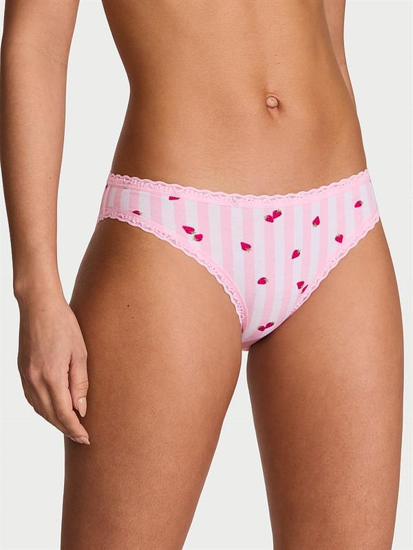Dantelli Pamuklu Bikini Kulot ön görünüm