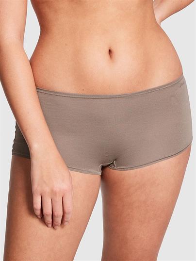 Pink Pamuklu Boyshort Kulot