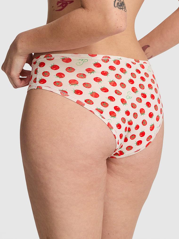 Pink Pamuklu Cheeky Kulot arka görünümü