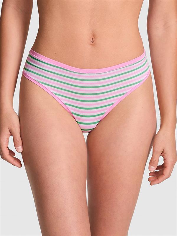 Pink Pamuklu Cheeky Kulot ön görünüm