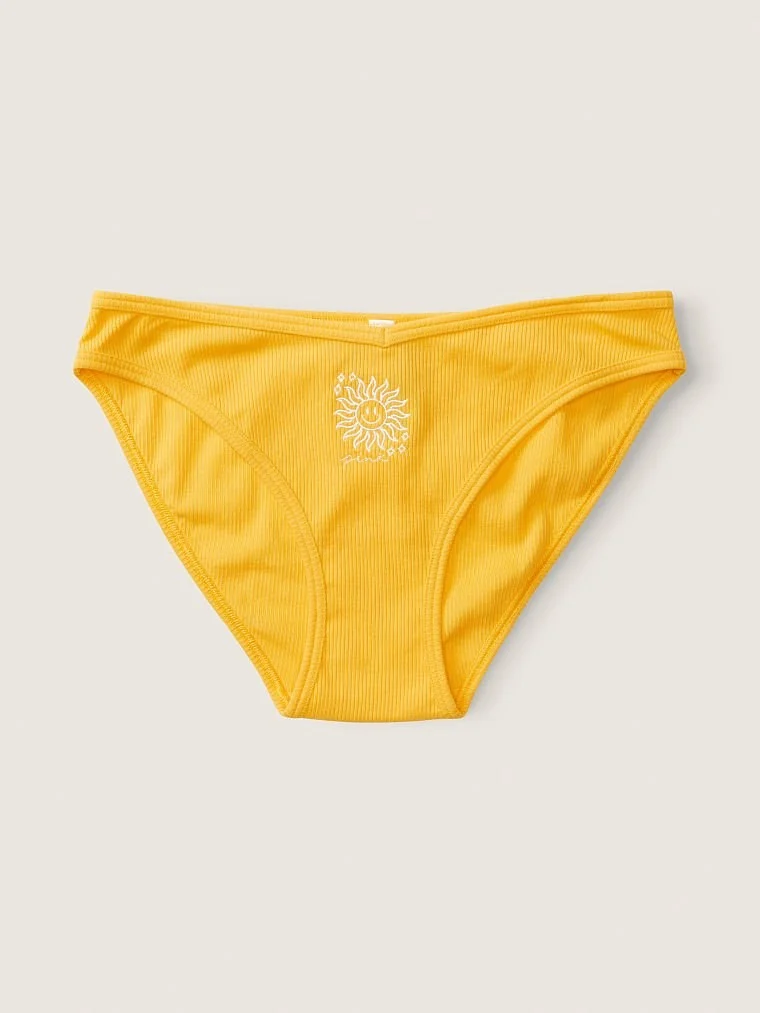 Pink Pamuk Bikini Kulot arka görünüm