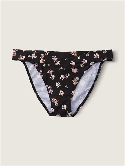 Pink Pamuk Capraz Detayli Bikini Kulot