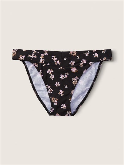 Pink Pamuk Capraz Detayli Bikini Kulot