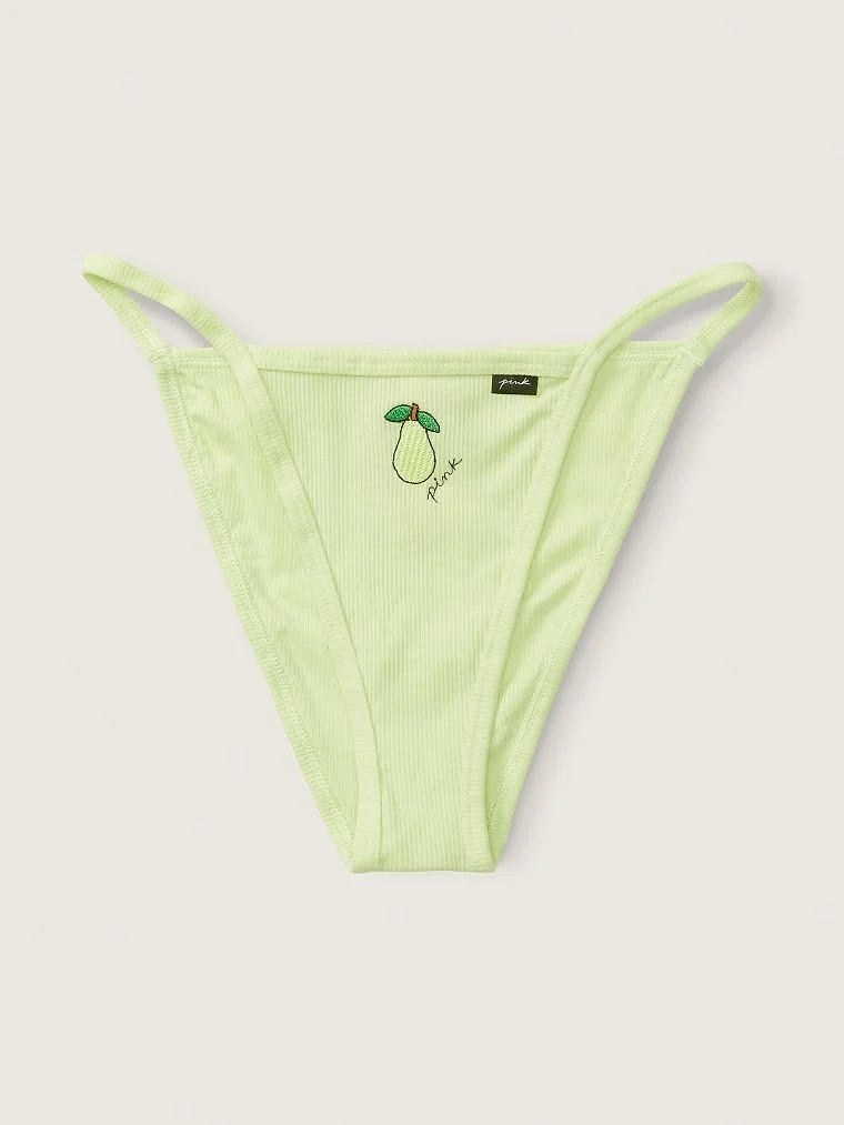 Pink String Bikini Kulot arka görünüm